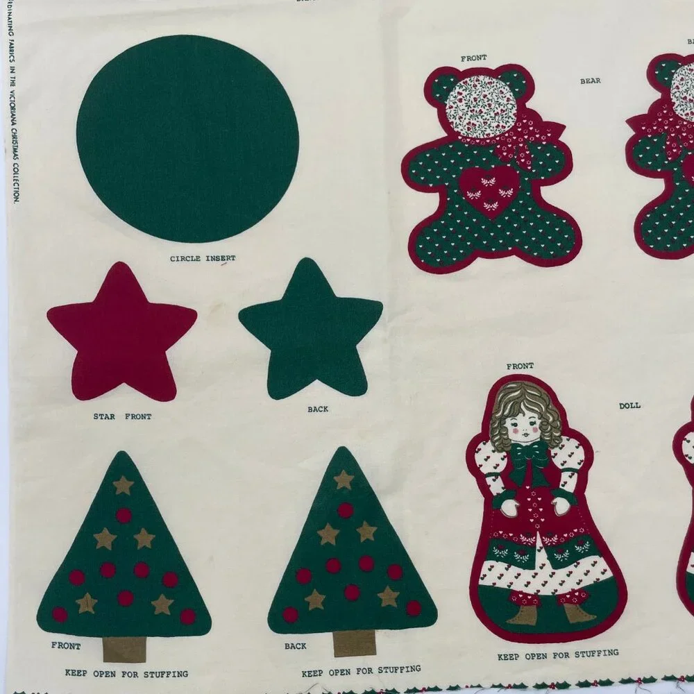Vintage Victoriana Christmas Santa Centerpiece Cut and Sew Project Holiday Decor